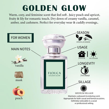 Flouca Golden Glow EDP For Women Perfume 30ML